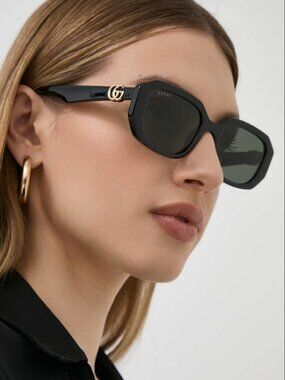 NEW GUCCI SUNGLASSES, GUCCI GEOMETRIC WOMEN SUNGLASSES GUCCI